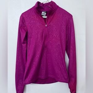 Womans Nike Pro Dri-Fit size S hot Pink long sleeve workout top